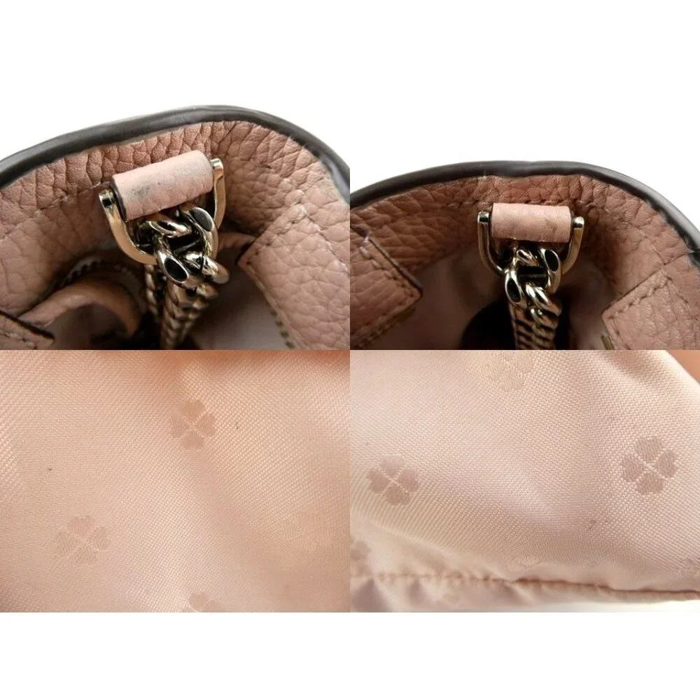 Kate Spade New York Polly Pink Leather Crossbody‎ Shoulder Bag